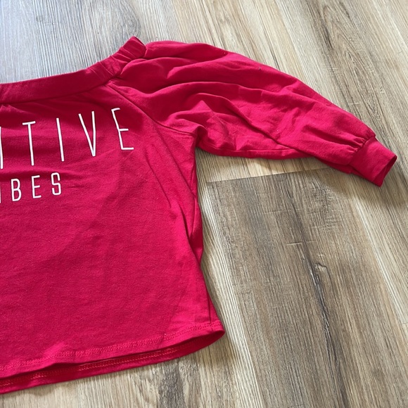 Papaya positive vibes top - Picture 3 of 4